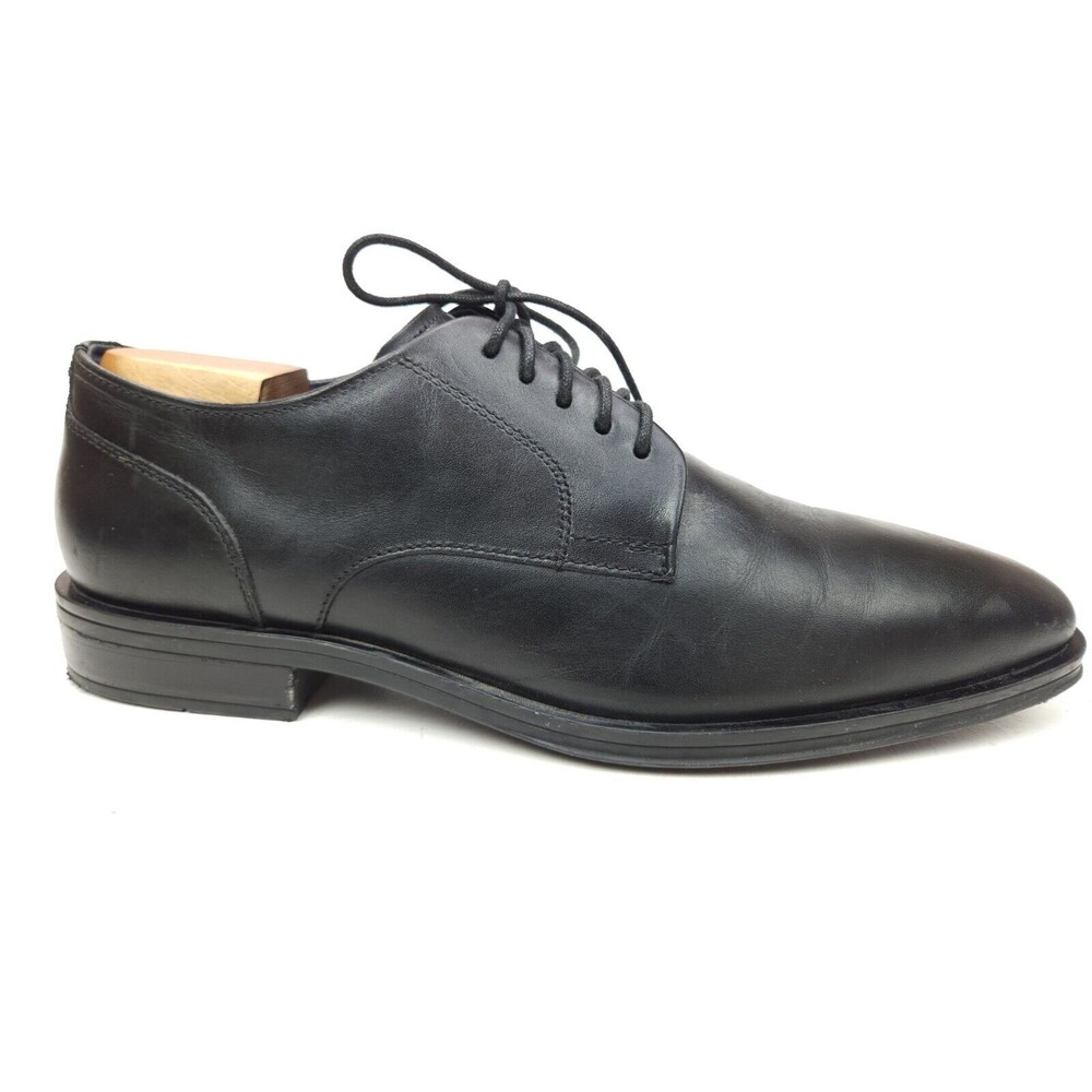 Cole Haan Dawes Grand OS Plain Toe Black Leather Men's Size 9.5 M